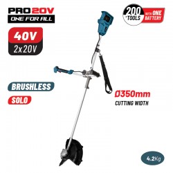 BBP4600 Θαμνοκοπτικό 40V Brushless Μπαταρίας,SOLO