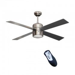 BORMANN Elite BFN6110 Ανεμιστήρας Οροφής 120CM, 70W, Με Τηλχειριστήριο & Φως, Ασημί
