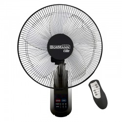 BORMANN Elite BFN7110 Ανεμιστήρας Επιτοίχιος, 40CM, 50W, Με Τηλεχειριστήριο, Μαύρο